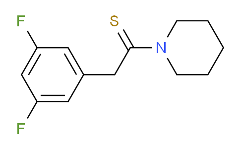CAS No. 289677-12-9, 2-(3,5-Difluorophenyl)-1-(piperidin-1-yl)ethanethione