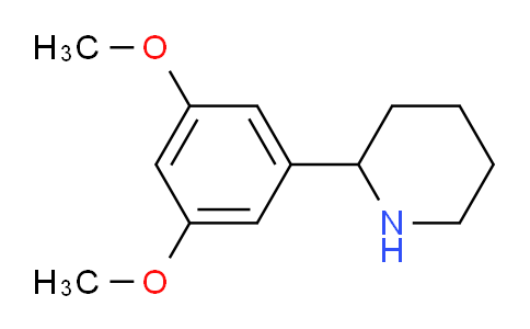 CAS No. 383128-06-1, 2-(3,5-Dimethoxyphenyl)piperidine