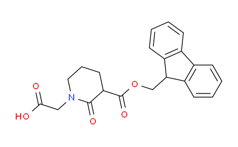 CAS No. 1447607-51-3, 2-(3-(((9H-Fluoren-9-yl)methoxy)carbonyl)-2-oxopiperidin-1-yl)acetic acid
