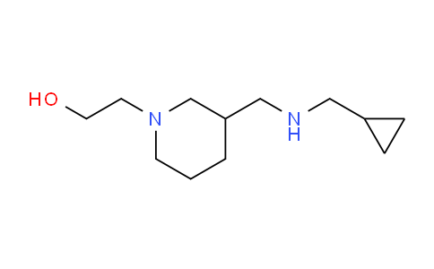 CAS No. 1353970-93-0, 2-(3-(((Cyclopropylmethyl)amino)methyl)piperidin-1-yl)ethanol