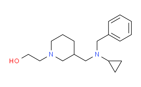 CAS No. 1353964-65-4, 2-(3-((Benzyl(cyclopropyl)amino)methyl)piperidin-1-yl)ethanol