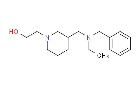 CAS No. 1353966-96-7, 2-(3-((Benzyl(ethyl)amino)methyl)piperidin-1-yl)ethanol