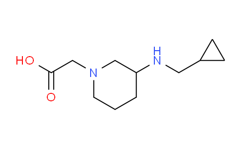 CAS No. 1353975-98-0, 2-(3-((Cyclopropylmethyl)amino)piperidin-1-yl)acetic acid