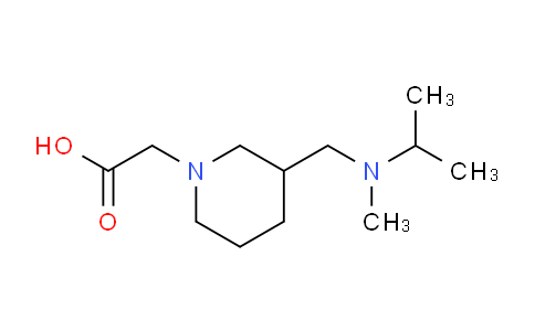 CAS No. 1353964-84-7, 2-(3-((Isopropyl(methyl)amino)methyl)piperidin-1-yl)acetic acid
