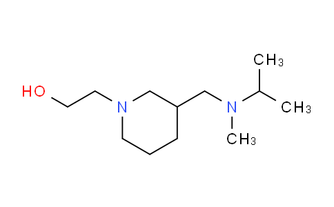 CAS No. 1353980-84-3, 2-(3-((Isopropyl(methyl)amino)methyl)piperidin-1-yl)ethanol