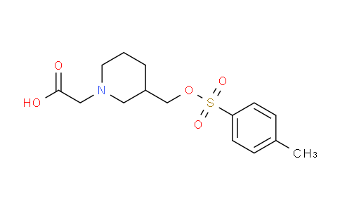CAS No. 1353980-02-5, 2-(3-((Tosyloxy)methyl)piperidin-1-yl)acetic acid