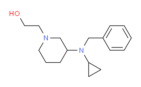 CAS No. 1353977-41-9, 2-(3-(Benzyl(cyclopropyl)amino)piperidin-1-yl)ethanol