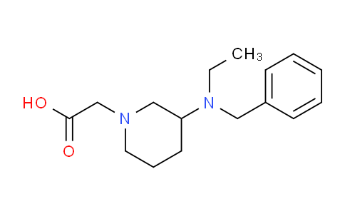 CAS No. 1353978-02-5, 2-(3-(Benzyl(ethyl)amino)piperidin-1-yl)acetic acid