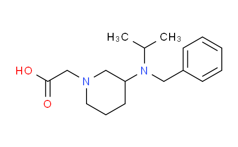 CAS No. 1353978-08-1, 2-(3-(Benzyl(isopropyl)amino)piperidin-1-yl)acetic acid