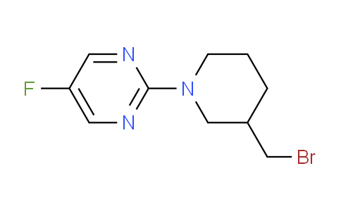 CAS No. 1353979-24-4, 2-(3-(Bromomethyl)piperidin-1-yl)-5-fluoropyrimidine