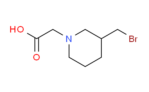 CAS No. 1353982-43-0, 2-(3-(Bromomethyl)piperidin-1-yl)acetic acid