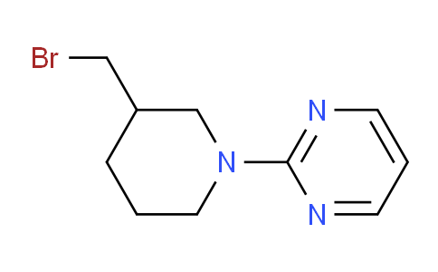 CAS No. 1353947-69-9, 2-(3-(Bromomethyl)piperidin-1-yl)pyrimidine