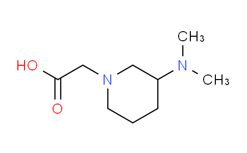 CAS No. 1353986-08-9, 2-(3-(Dimethylamino)piperidin-1-yl)acetic acid
