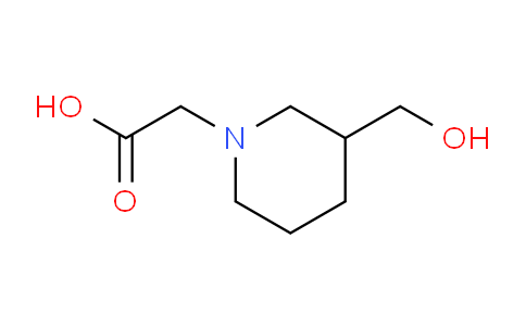 CAS No. 1156112-79-6, 2-(3-(Hydroxymethyl)piperidin-1-yl)acetic acid