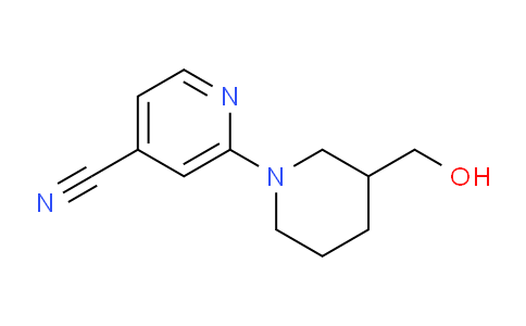 CAS No. 939986-86-4, 2-(3-(Hydroxymethyl)piperidin-1-yl)isonicotinonitrile