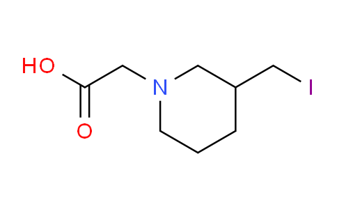 CAS No. 1353946-57-2, 2-(3-(Iodomethyl)piperidin-1-yl)acetic acid