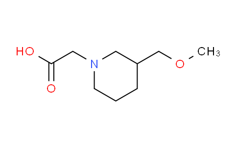 CAS No. 1353961-48-4, 2-(3-(Methoxymethyl)piperidin-1-yl)acetic acid