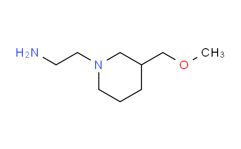 CAS No. 1353955-61-9, 2-(3-(Methoxymethyl)piperidin-1-yl)ethanamine