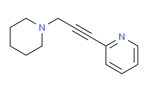 CAS No. 55385-00-7, 2-(3-(Piperidin-1-yl)prop-1-yn-1-yl)pyridine