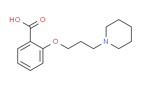 CAS No. 919036-82-1, 2-(3-(Piperidin-1-yl)propoxy)benzoic acid