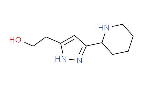 CAS No. 1401561-62-3, 2-(3-(Piperidin-2-yl)-1H-pyrazol-5-yl)ethanol