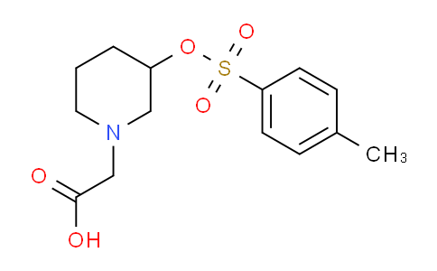 CAS No. 1353975-12-8, 2-(3-(Tosyloxy)piperidin-1-yl)acetic acid