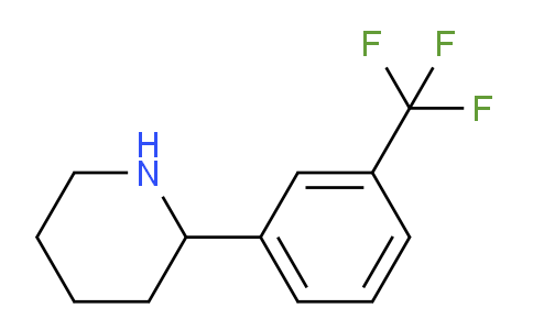 CAS No. 383128-75-4, 2-(3-(Trifluoromethyl)phenyl)piperidine