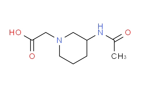 CAS No. 1353973-21-3, 2-(3-Acetamidopiperidin-1-yl)acetic acid