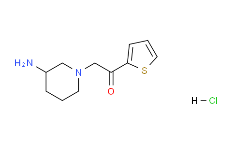 CAS No. 1353977-79-3, 2-(3-Aminopiperidin-1-yl)-1-(thiophen-2-yl)ethanone hydrochloride
