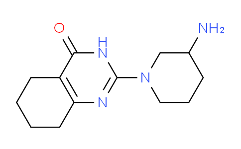 CAS No. 1708268-50-1, 2-(3-Aminopiperidin-1-yl)-5,6,7,8-tetrahydroquinazolin-4(3H)-one