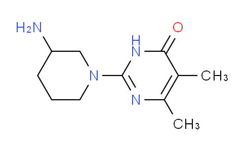 CAS No. 1415841-78-9, 2-(3-Aminopiperidin-1-yl)-5,6-dimethylpyrimidin-4(3H)-one