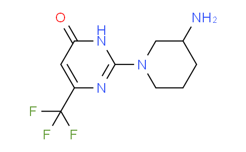 CAS No. 1707399-70-9, 2-(3-Aminopiperidin-1-yl)-6-(trifluoromethyl)pyrimidin-4(3H)-one