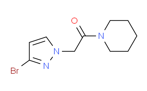 CAS No. 1427020-87-8, 2-(3-Bromo-1H-pyrazol-1-yl)-1-(piperidin-1-yl)ethanone