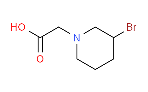 CAS No. 1353965-71-5, 2-(3-Bromopiperidin-1-yl)acetic acid