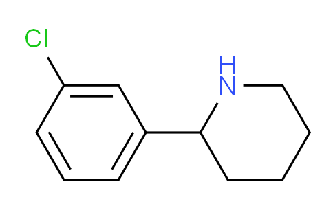 CAS No. 383128-12-9, 2-(3-Chlorophenyl)piperidine