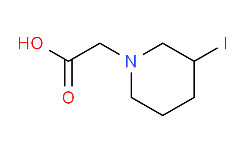 CAS No. 1353957-21-7, 2-(3-Iodopiperidin-1-yl)acetic acid