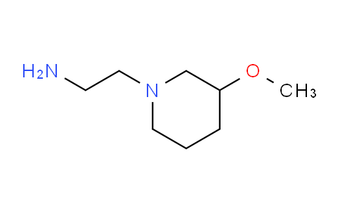 CAS No. 911300-67-9, 2-(3-Methoxy-piperidin-1-yl)-ethylamine