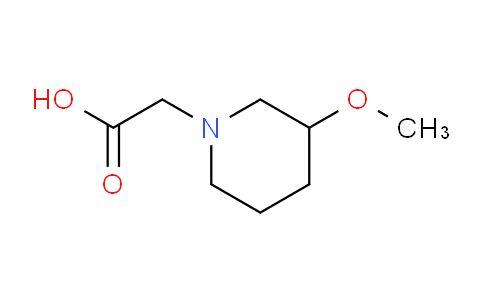 CAS No. 1353987-64-0, 2-(3-Methoxypiperidin-1-yl)acetic acid
