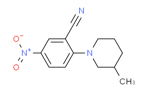CAS No. 849056-84-4, 2-(3-Methylpiperidin-1-yl)-5-nitrobenzonitrile