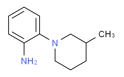 CAS No. 252758-93-3, 2-(3-Methylpiperidin-1-yl)aniline