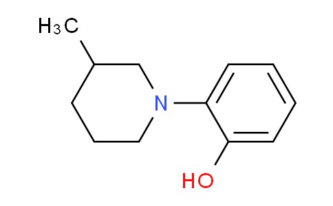 CAS No. 78864-00-3, 2-(3-Methylpiperidin-1-yl)phenol