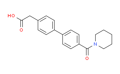 CAS No. 1375069-29-6, 2-(4'-(Piperidine-1-carbonyl)-[1,1'-biphenyl]-4-yl)acetic acid