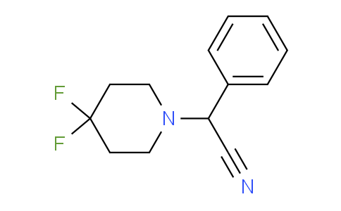 CAS No. 1226998-22-6, 2-(4,4-Difluoropiperidin-1-yl)-2-phenylacetonitrile