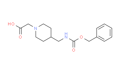 CAS No. 1353972-16-3, 2-(4-((((Benzyloxy)carbonyl)amino)methyl)piperidin-1-yl)acetic acid
