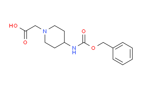 CAS No. 1353954-30-9, 2-(4-(((Benzyloxy)carbonyl)amino)piperidin-1-yl)acetic acid