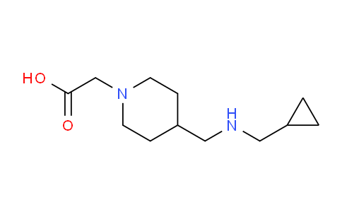 CAS No. 1353954-55-8, 2-(4-(((Cyclopropylmethyl)amino)methyl)piperidin-1-yl)acetic acid