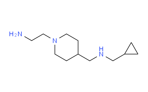 CAS No. 1353973-19-9, 2-(4-(((Cyclopropylmethyl)amino)methyl)piperidin-1-yl)ethanamine