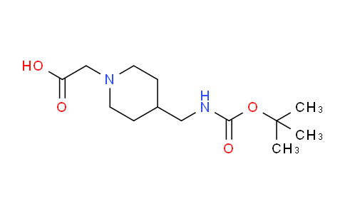 CAS No. 1353984-41-4, 2-(4-(((tert-Butoxycarbonyl)amino)methyl)piperidin-1-yl)acetic acid