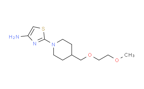 CAS No. 1365940-97-1, 2-(4-((2-Methoxyethoxy)methyl)piperidin-1-yl)thiazol-4-amine