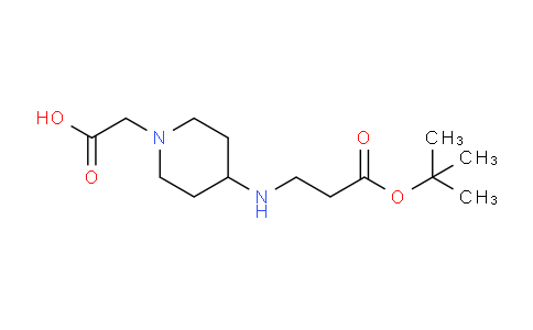 CAS No. 1353945-47-7, 2-(4-((3-(tert-Butoxy)-3-oxopropyl)amino)piperidin-1-yl)acetic acid